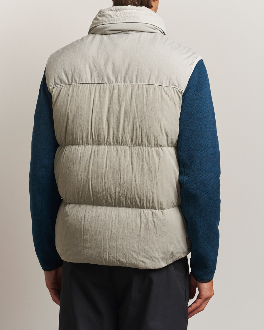 Heren | Gilets | C.P. Company | Eco Chrome Mixed Down Vest Light Grey