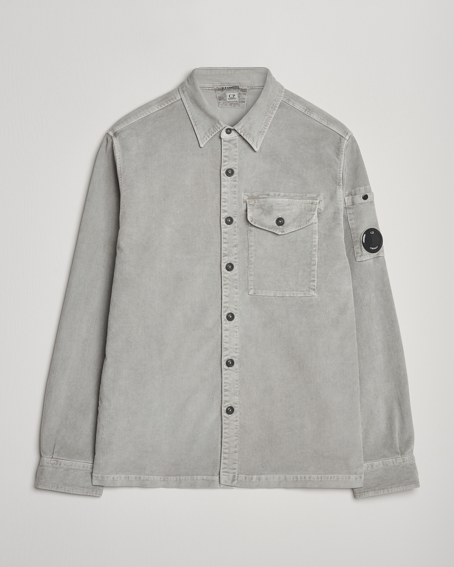 Heren | Overhemden | C.P. Company | Corduroy Lens Overshirt Grey