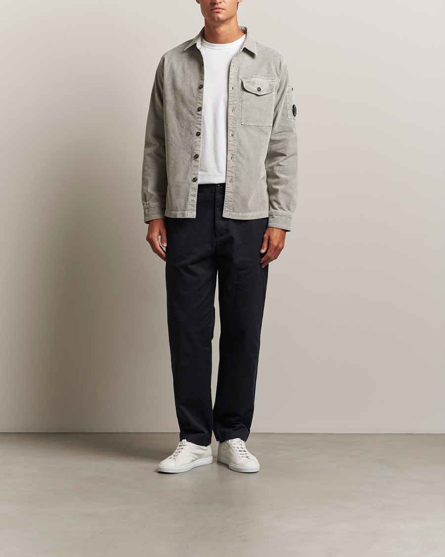 Heren | Overhemden | C.P. Company | Corduroy Lens Overshirt Grey