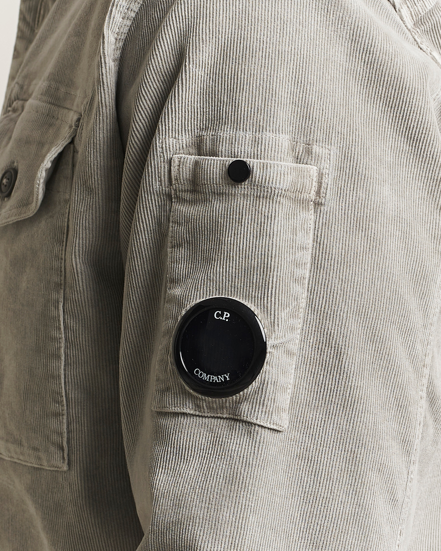 Heren | Overhemden | C.P. Company | Corduroy Lens Overshirt Grey