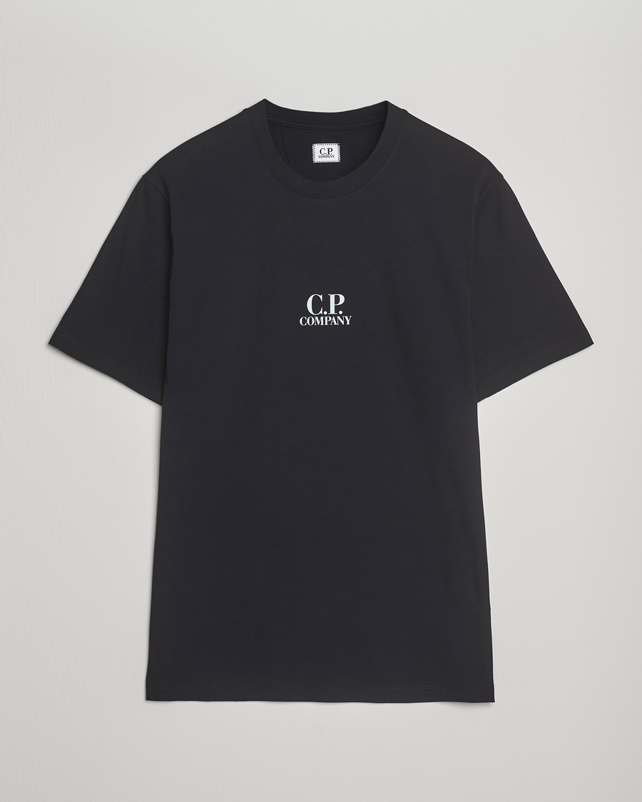 Heren | T-shirts | C.P. Company | Jersey Back Logo T-Shirt Black