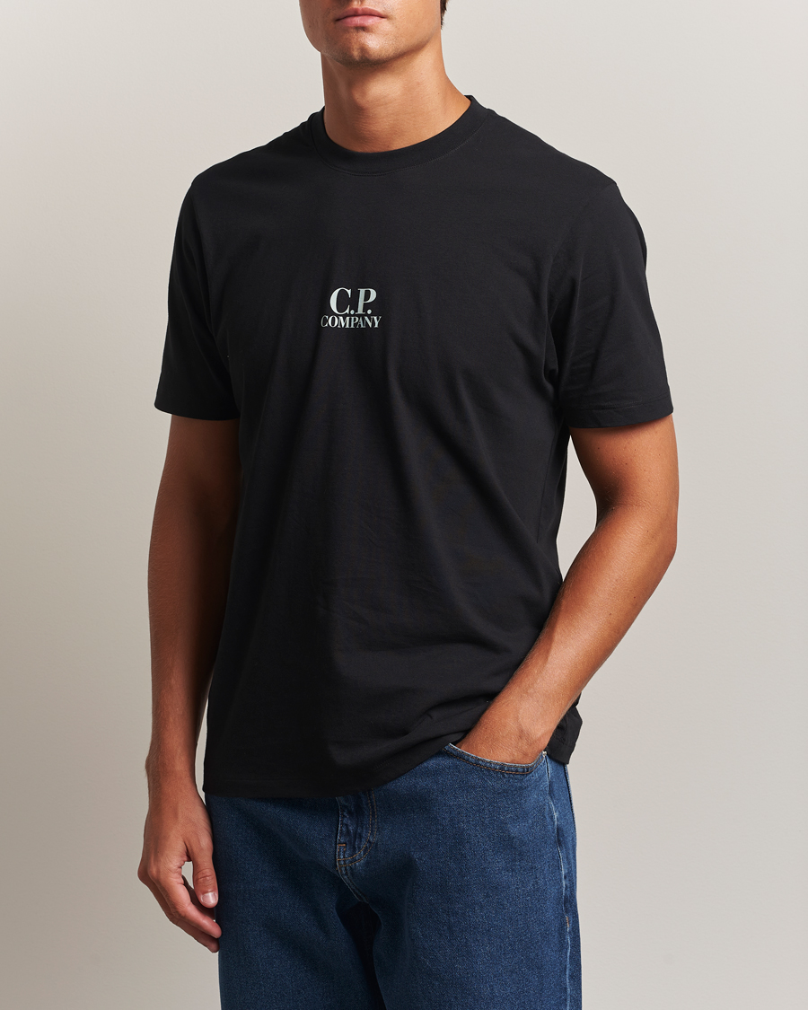 Heren | T-shirts | C.P. Company | Jersey Back Logo T-Shirt Black