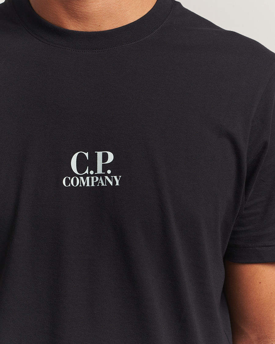 Heren | T-shirts | C.P. Company | Jersey Back Logo T-Shirt Black