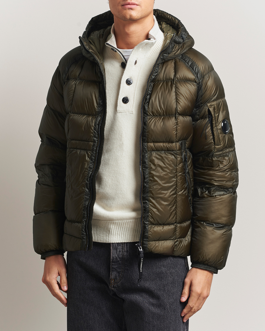 Heren | Jassen | C.P. Company | DD Shell Padded Hood Jacket Dark Green