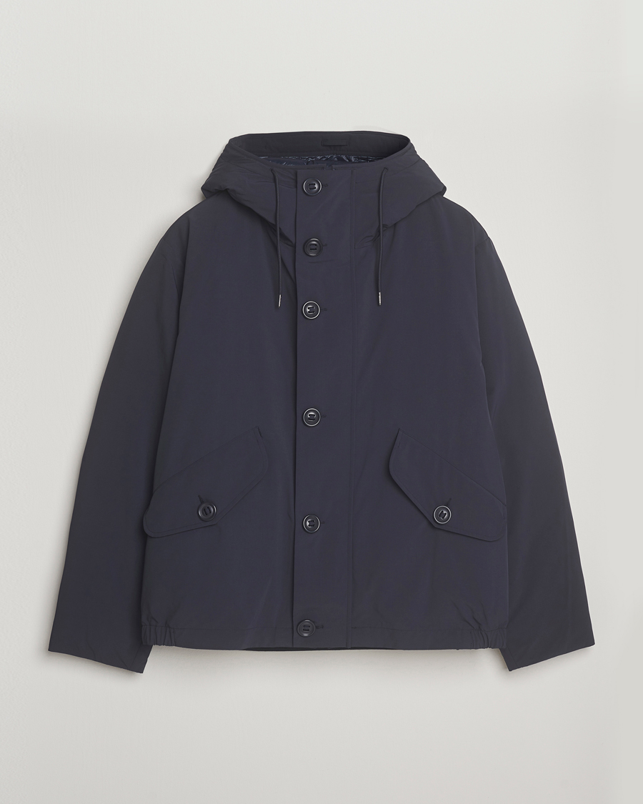 Heren | Jassen | C.P. Company | Micro M Recycled Padded Hood Jacket Navy