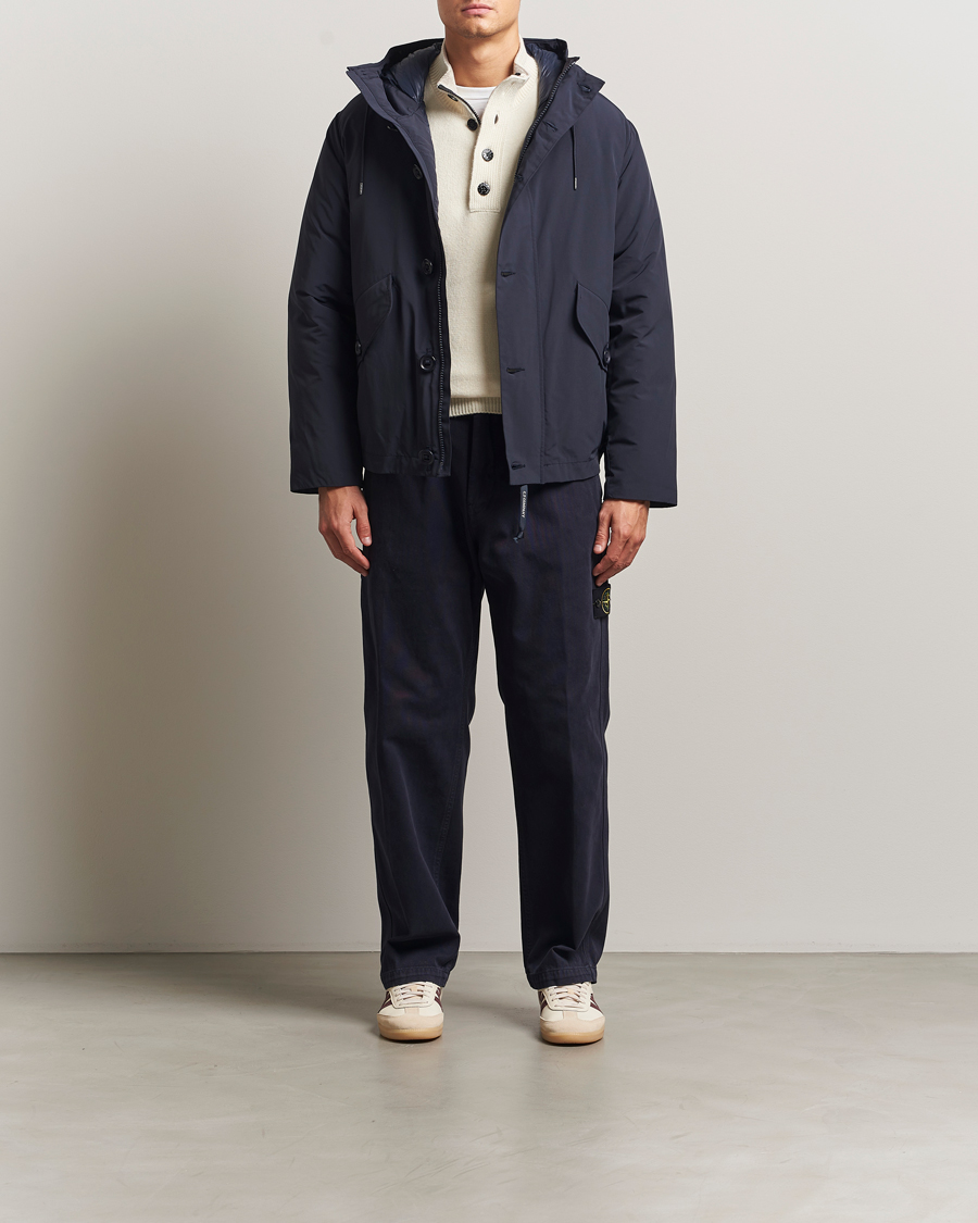 Heren | Jassen | C.P. Company | Micro M Recycled Padded Hood Jacket Navy