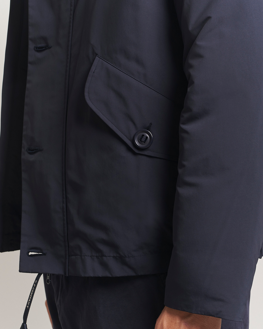 Heren | Jassen | C.P. Company | Micro M Recycled Padded Hood Jacket Navy