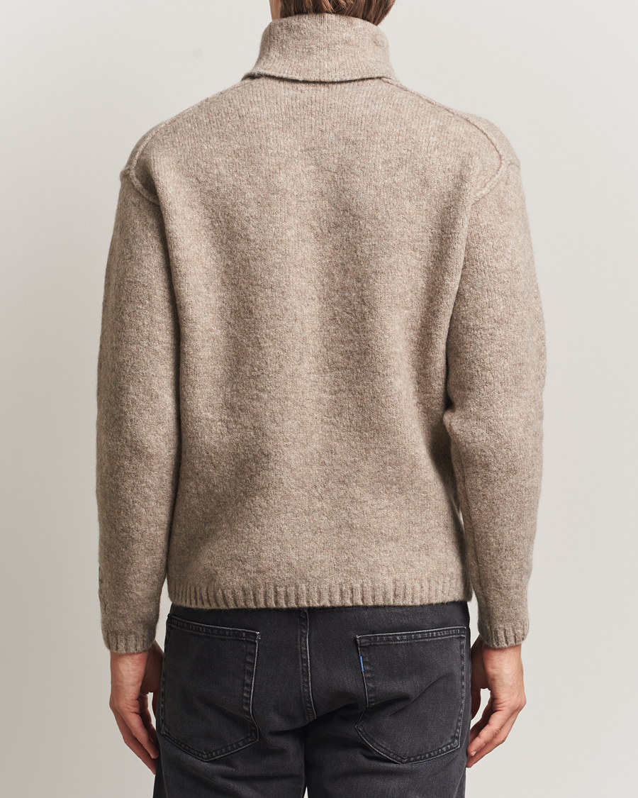 Heren | Truien | C.P. Company | Merino Extra Fine Knitted Polo Taupe