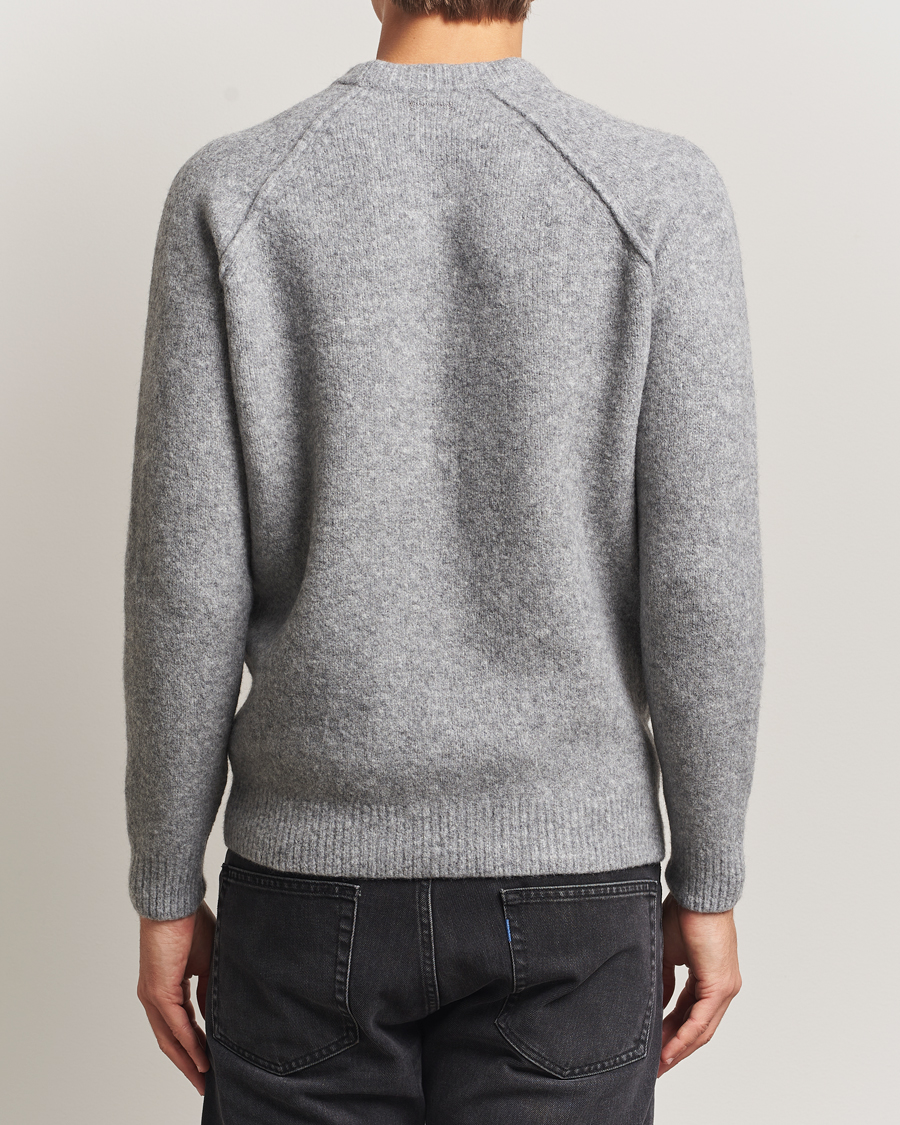 Heren | Truien | C.P. Company | Extra Fine Merino Logo Crew Neck Grey