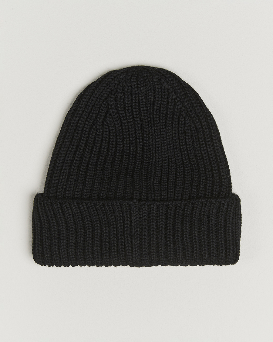Heren | Mutsen | C.P. Company | Knitted Merino Goggle Beanie Black