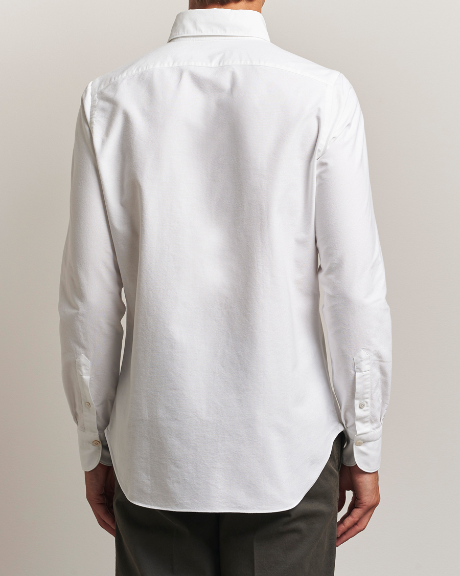 Heren | Overhemden | Finamore Napoli | Gaeta Oxford Button Down Shirt White
