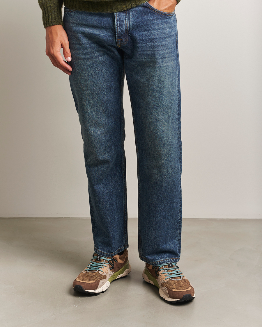 Heren | Sneakers | Flower Mountain | Yamano 3 Suede/Tweed Wool Sneaker Brown