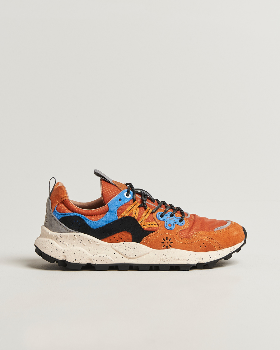 Heren | Sneakers | Flower Mountain | Yamano 3 Suede Sneaker Burnt Orange