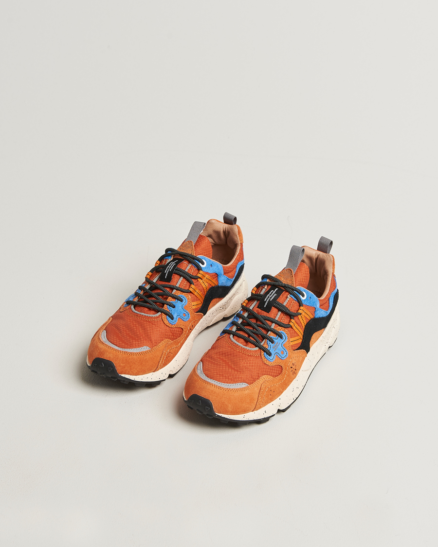 Heren | Sneakers | Flower Mountain | Yamano 3 Suede Sneaker Burnt Orange