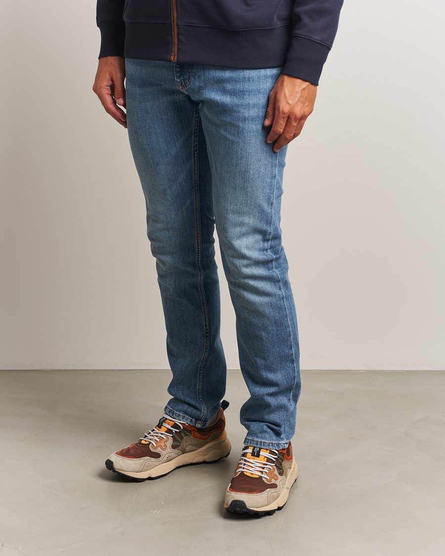 Heren | Sneakers | Flower Mountain | Yamano 3 Suede/Nylon Sneaker Olive