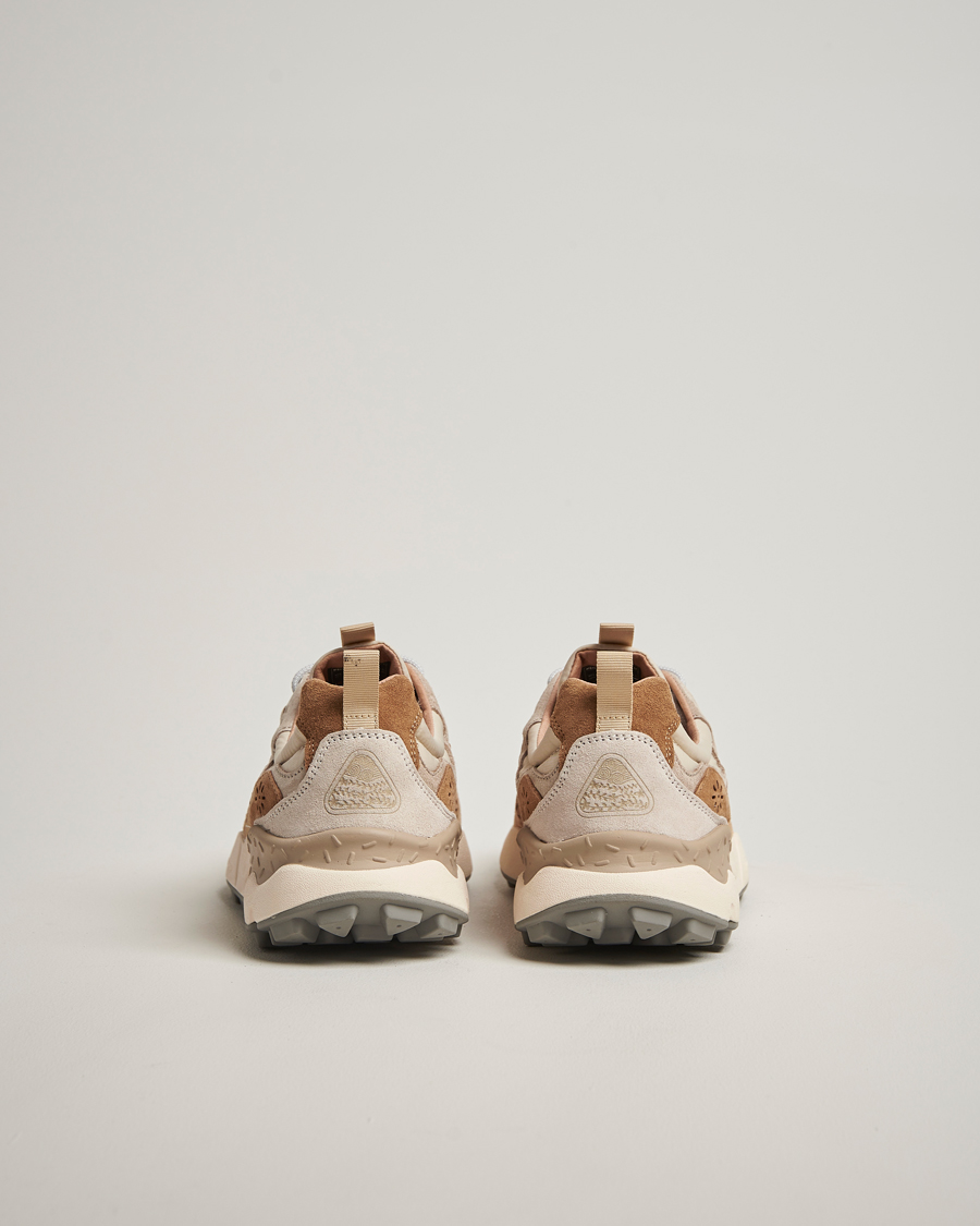 Heren | Sneakers | Flower Mountain | Yamano 3 Suede/Nylon Sneaker Brown/Beige