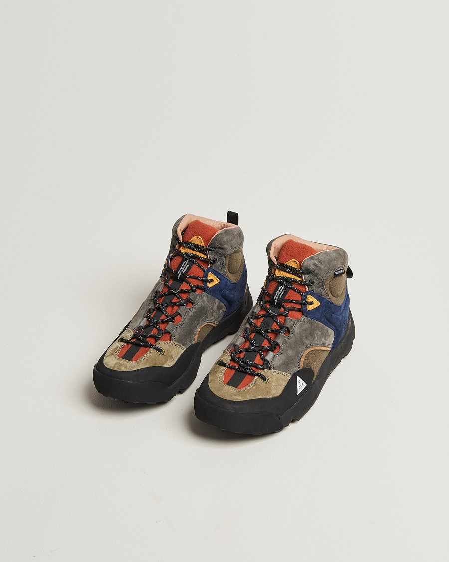 Heren | Flower Mountain Back Country Mid Suede/Leather Sneaker Multi | Flower Mountain | Back Country Mid Suede/Leather Sneaker Multi