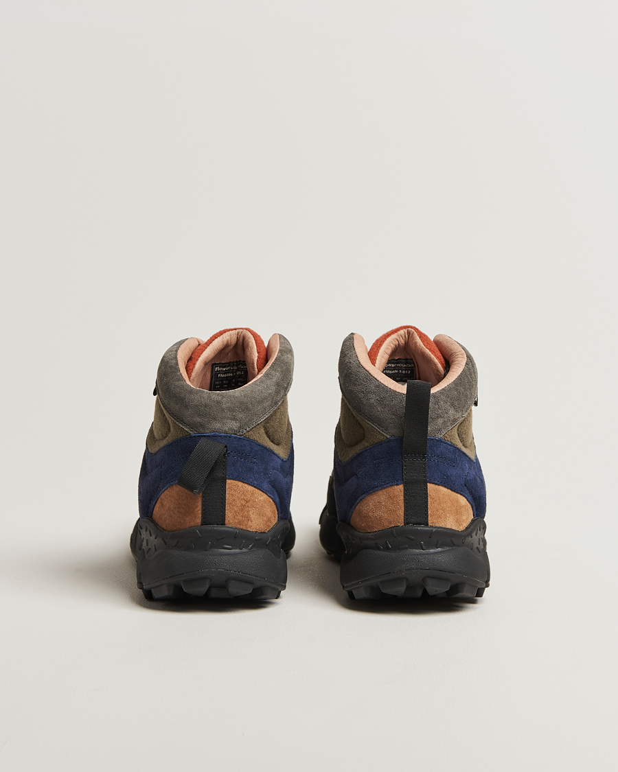 Heren | Flower Mountain Back Country Mid Suede/Leather Sneaker Multi | Flower Mountain | Back Country Mid Suede/Leather Sneaker Multi