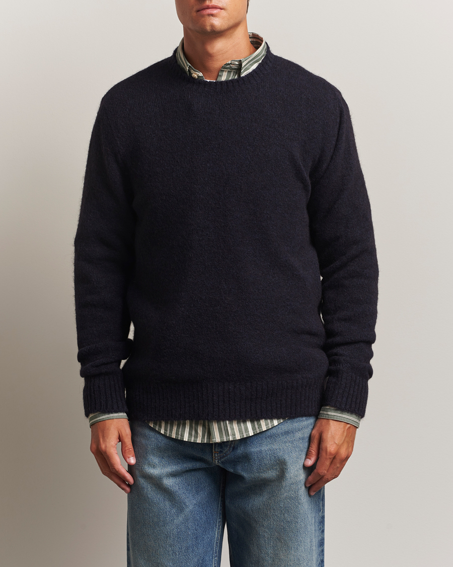 Heren | Truien | Forét | Alpine Alpaca Knit Navy