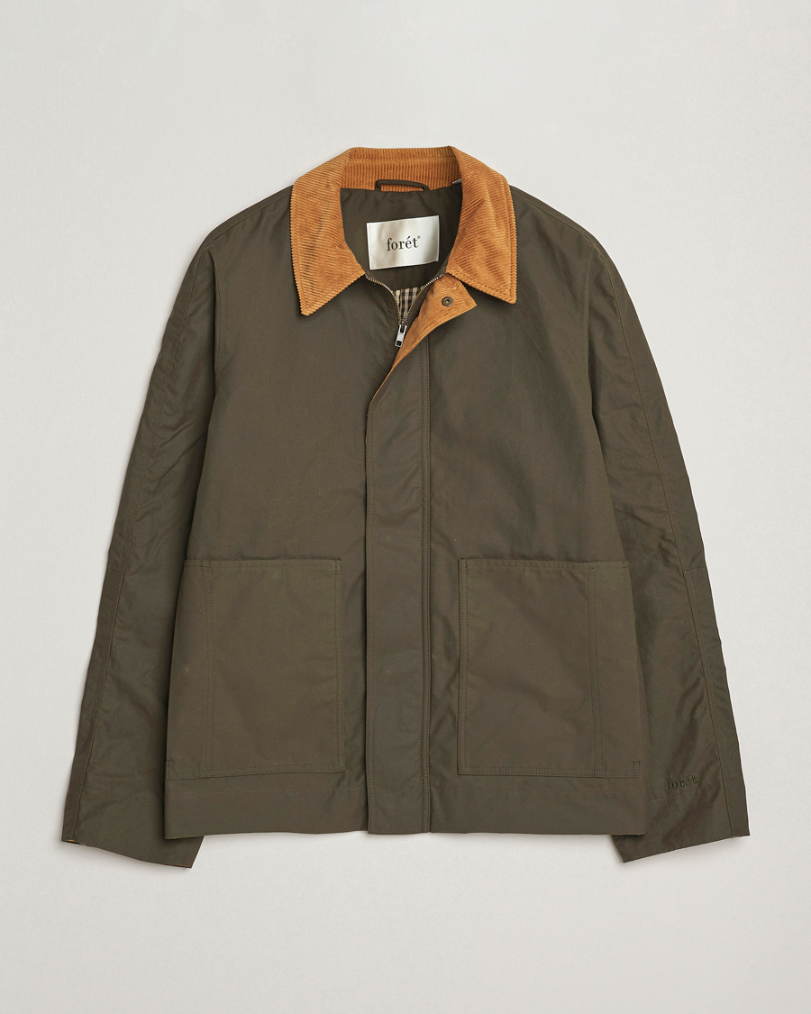 Heren | Jassen | Forét | Aspen Oilskin Jacket Army