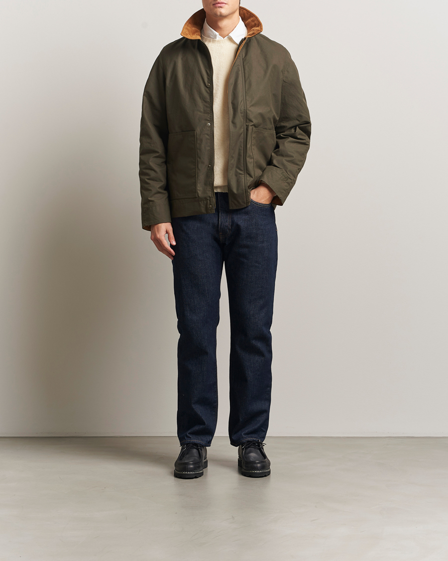 Heren | Jassen | Forét | Aspen Oilskin Jacket Army