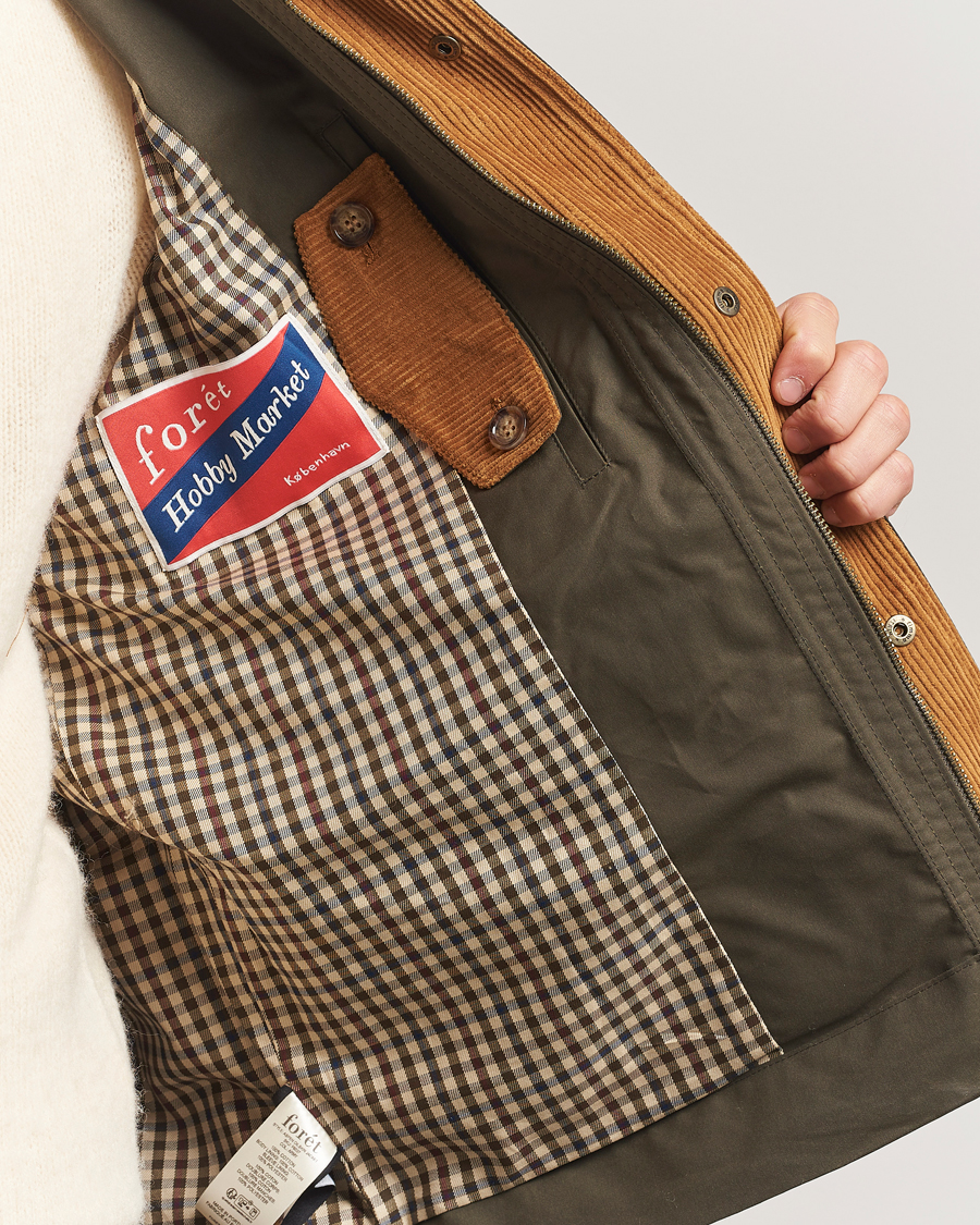 Heren | Jassen | Forét | Aspen Oilskin Jacket Army