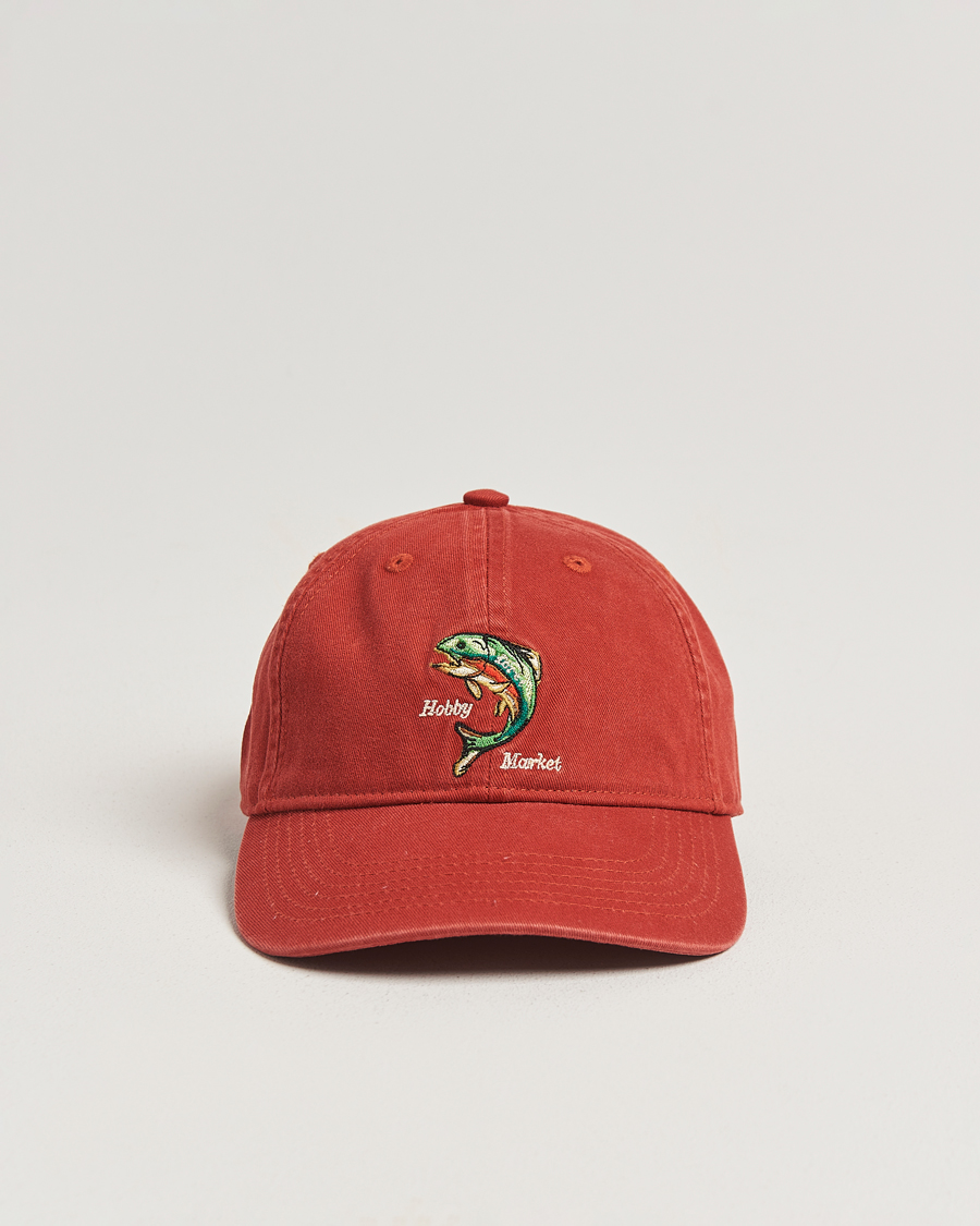Heren | Hoeden en petten | Forét | Catch Washed Cap Red