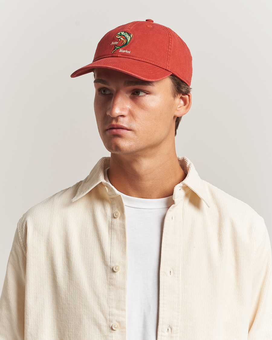 Heren | Hoeden en petten | Forét | Catch Washed Cap Red