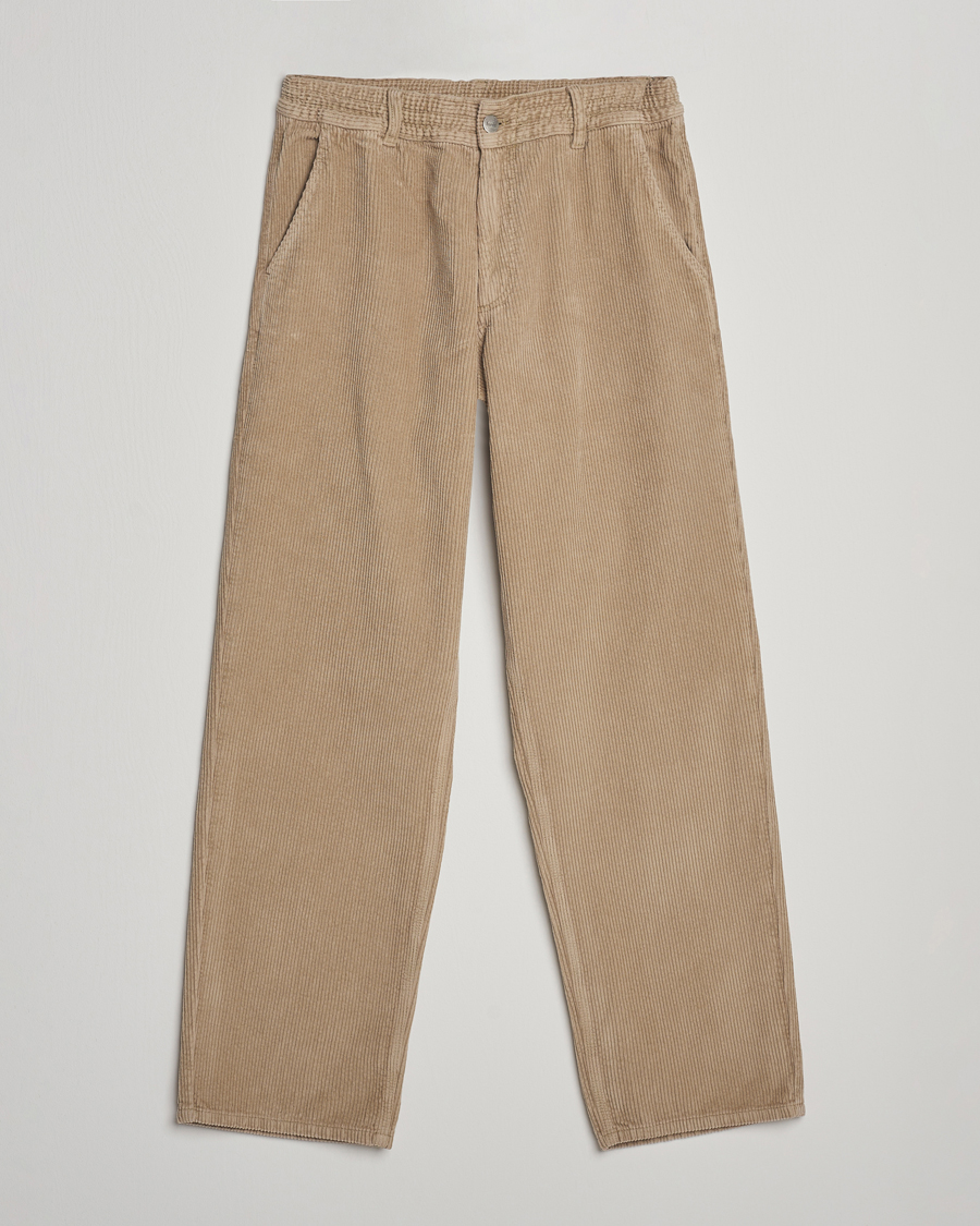 Heren | Broeken | Forét | Clay Corduroy Pants Khaki