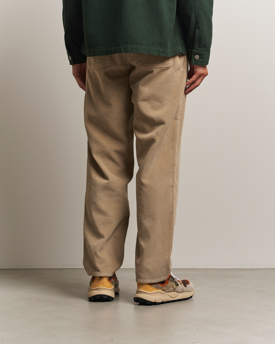 Heren | Broeken | Forét | Clay Corduroy Pants Khaki