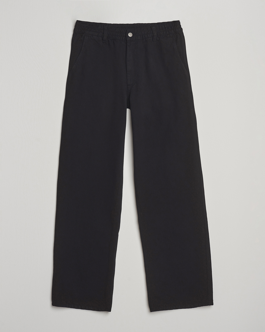 Heren | Broeken | Forét | Clay Twill Pants Black