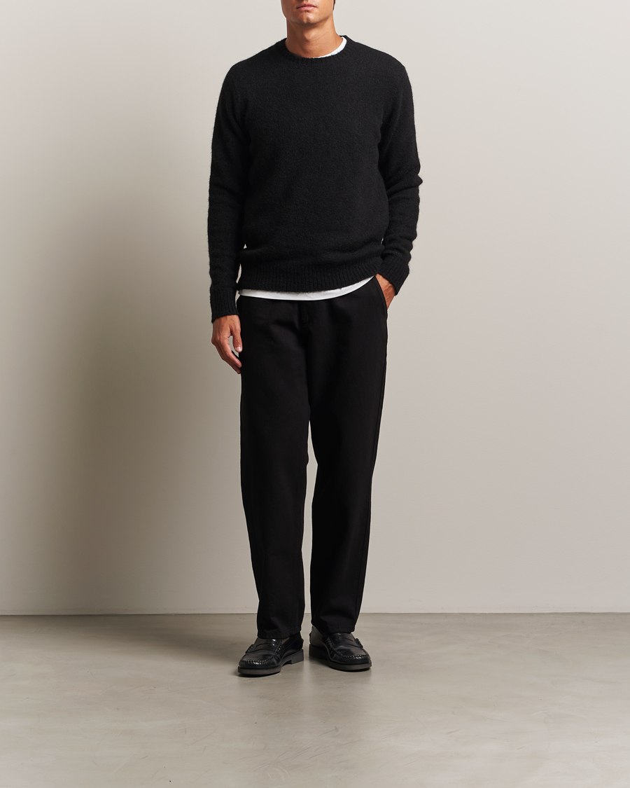 Heren | Broeken | Forét | Clay Twill Pants Black