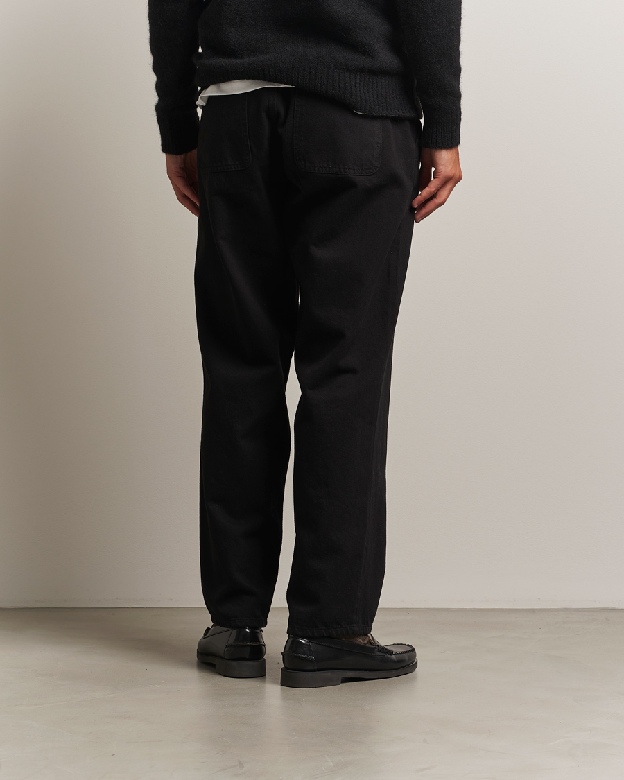 Heren | Broeken | Forét | Clay Twill Pants Black