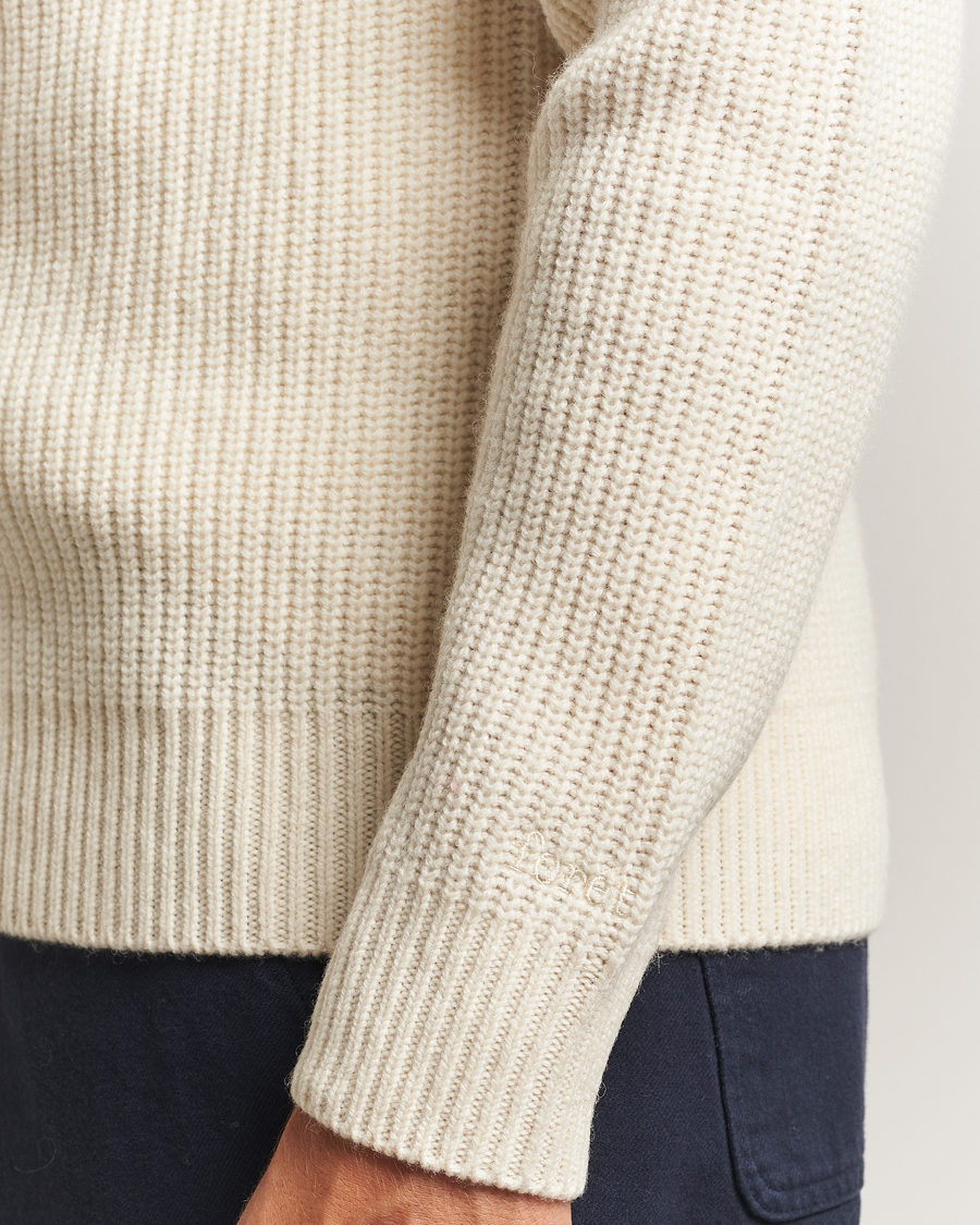 Heren | Truien | Forét | Delta Wool Zip Knit Cloud