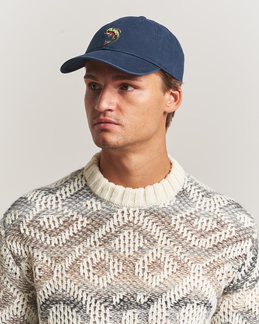 Heren | Hoeden en petten | Forét | Fish Washed Cap Navy
