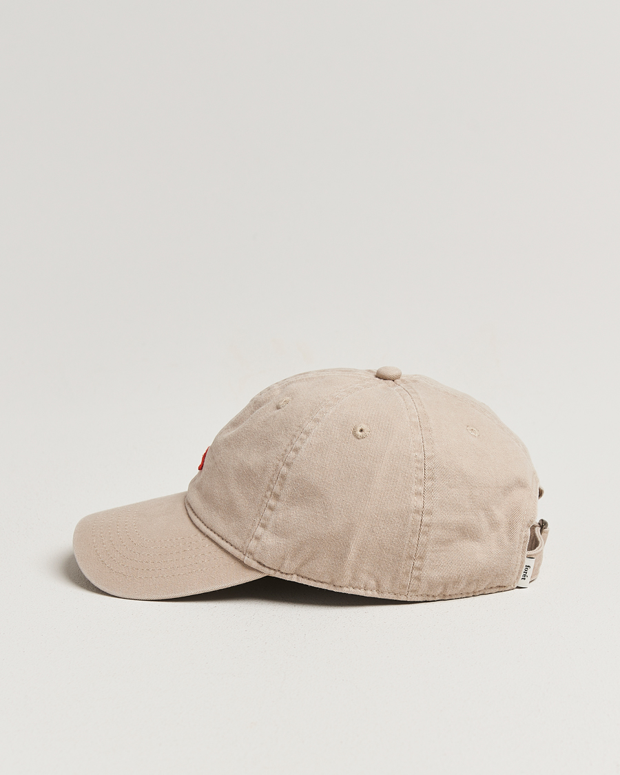 Heren | Hoeden en petten | Forét | Flag Washed Cap Khaki