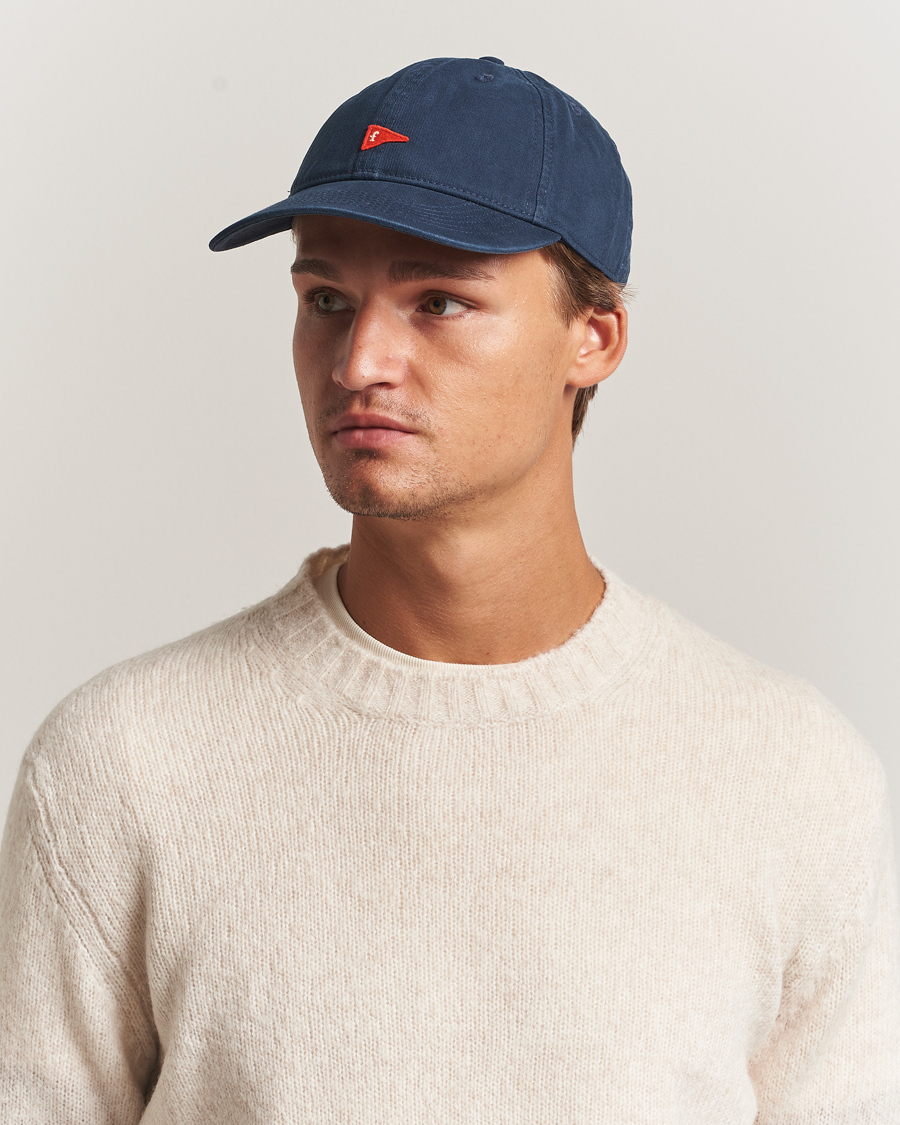 Heren | Hoeden en petten | Forét | Flag Washed Cap Navy