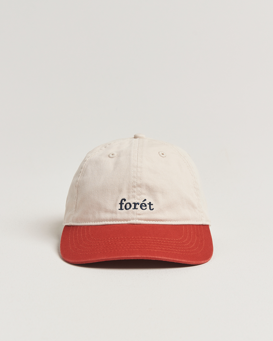 Heren | Hoeden en petten | Forét | Hawk Washed 2-Tone Cap Cloud/Red