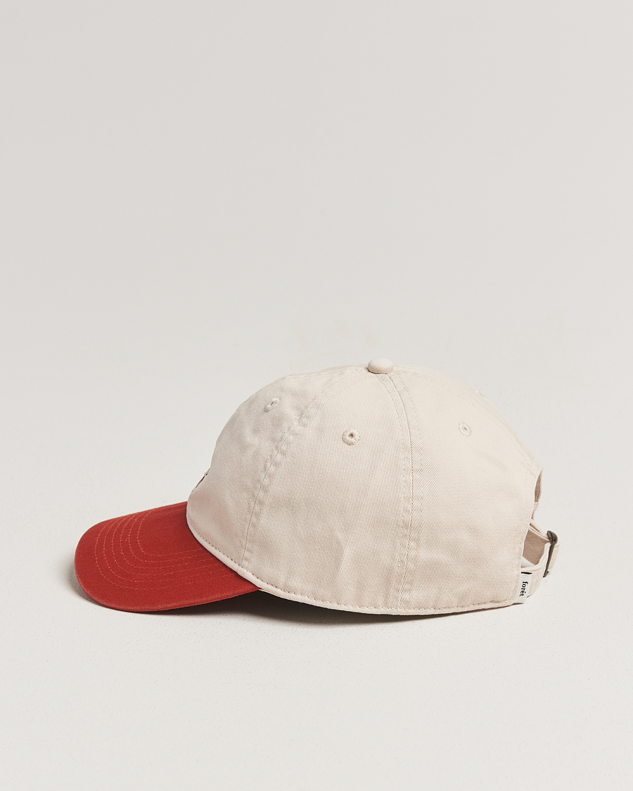 Heren | Hoeden en petten | Forét | Hawk Washed 2-Tone Cap Cloud/Red