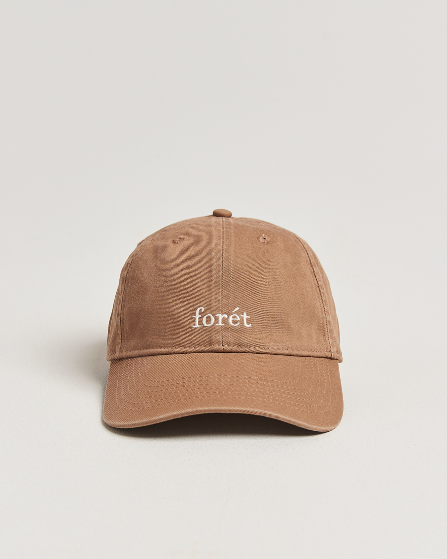 Heren | Hoeden en petten | Forét | Hawk Washed Cap Burnt Khaki