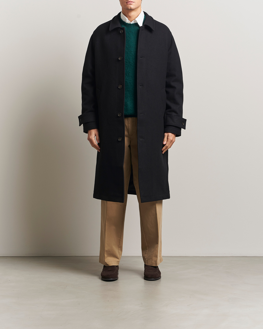 Heren | Jassen | Forét | Pine Wool Coat Black