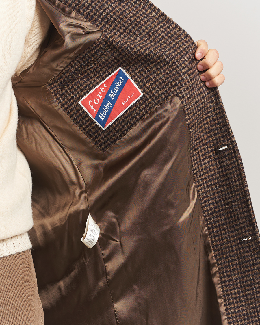 Heren | Jassen | Forét | Pine Wool Coat Brown