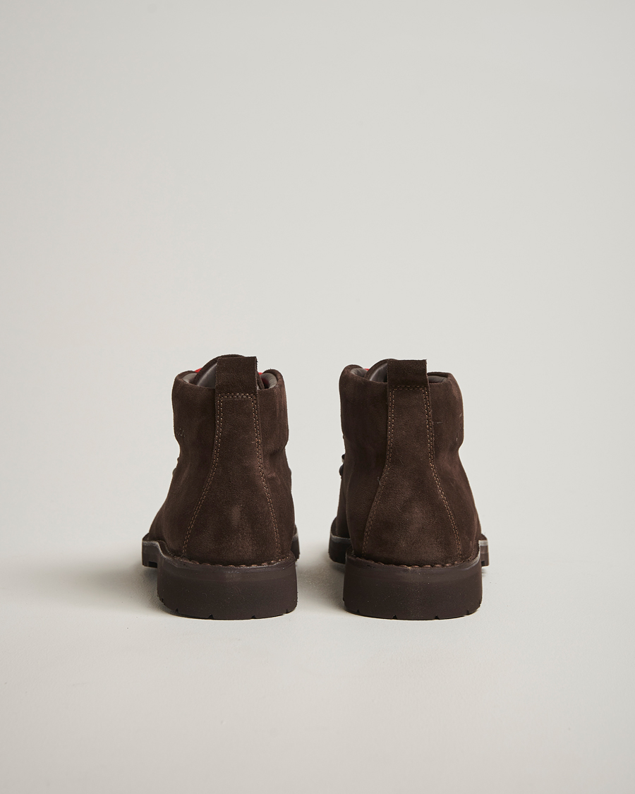 Heren | Laarzen | Fracap | M120 Suede Boot Dark Brown