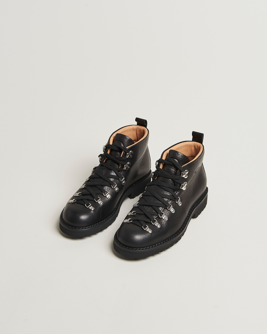 Heren | Laarzen | Fracap | M120 Grained Leather Boot Black