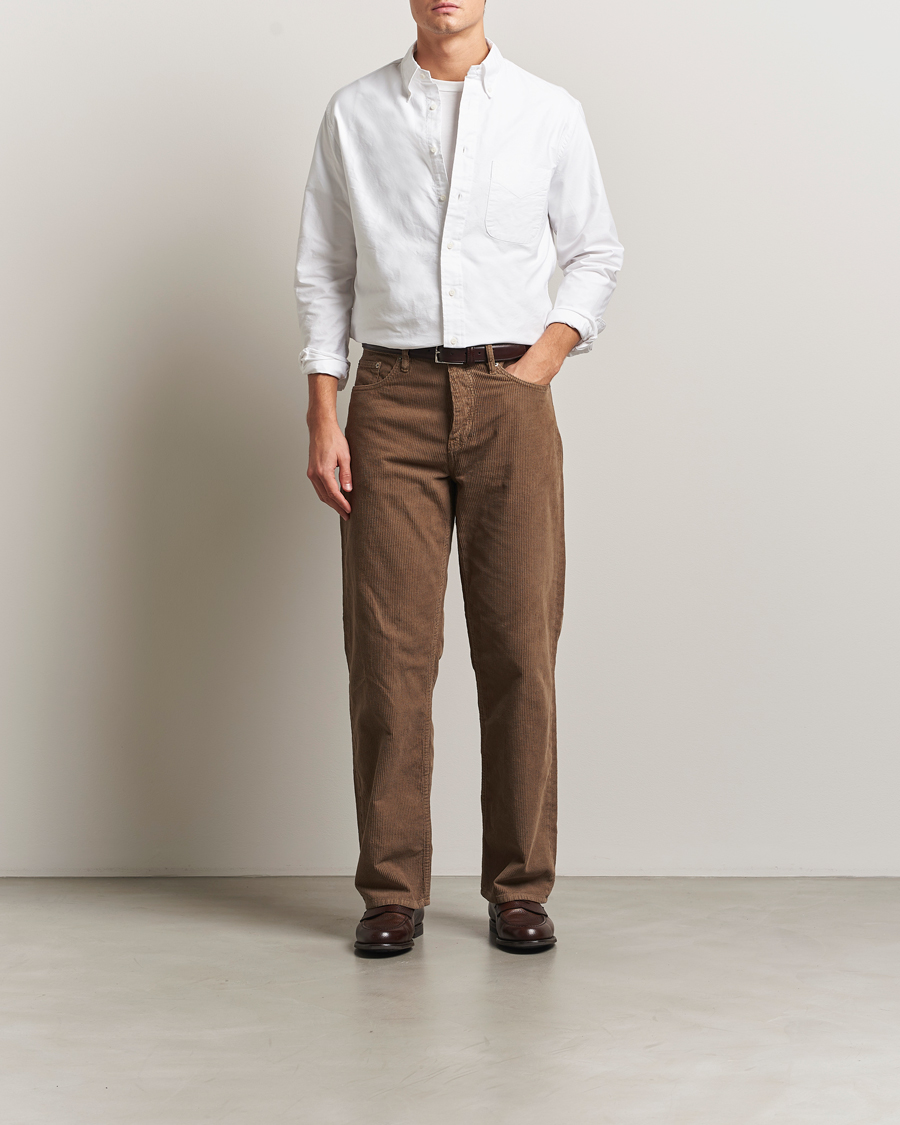 Heren | Overhemden | Gitman Vintage | Oxford Button Down Shirt White