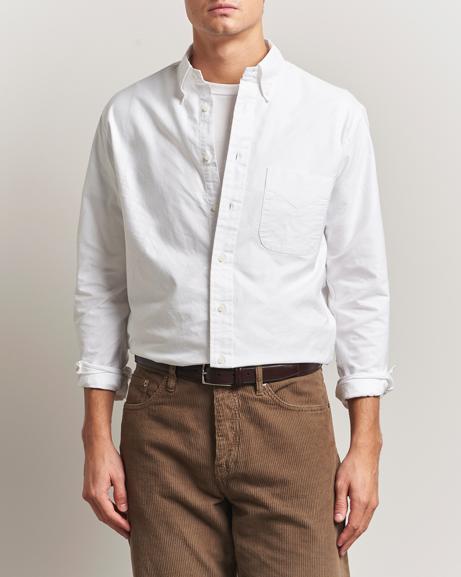 Heren | Overhemden | Gitman Vintage | Oxford Button Down Shirt White