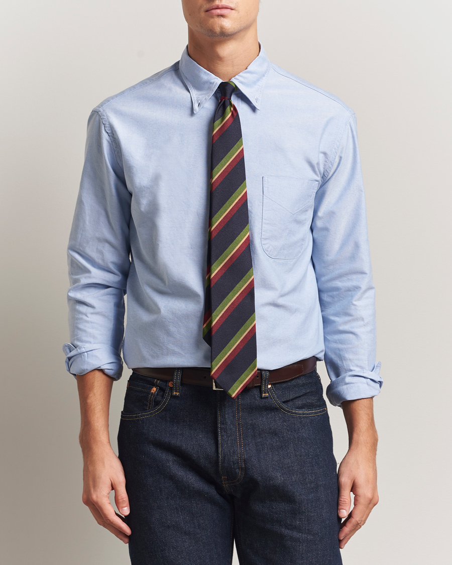 Heren | Overhemden | Gitman Vintage | Oxford Button Down Shirt Light Blue