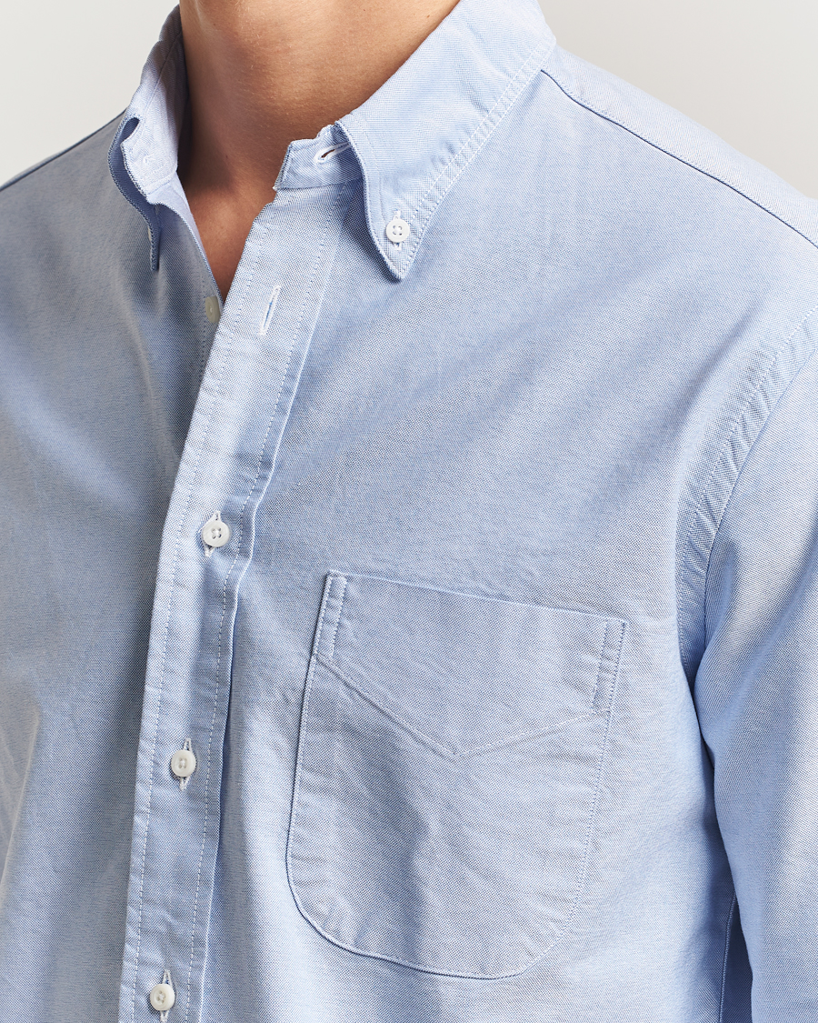 Heren | Overhemden | Gitman Vintage | Oxford Button Down Shirt Light Blue