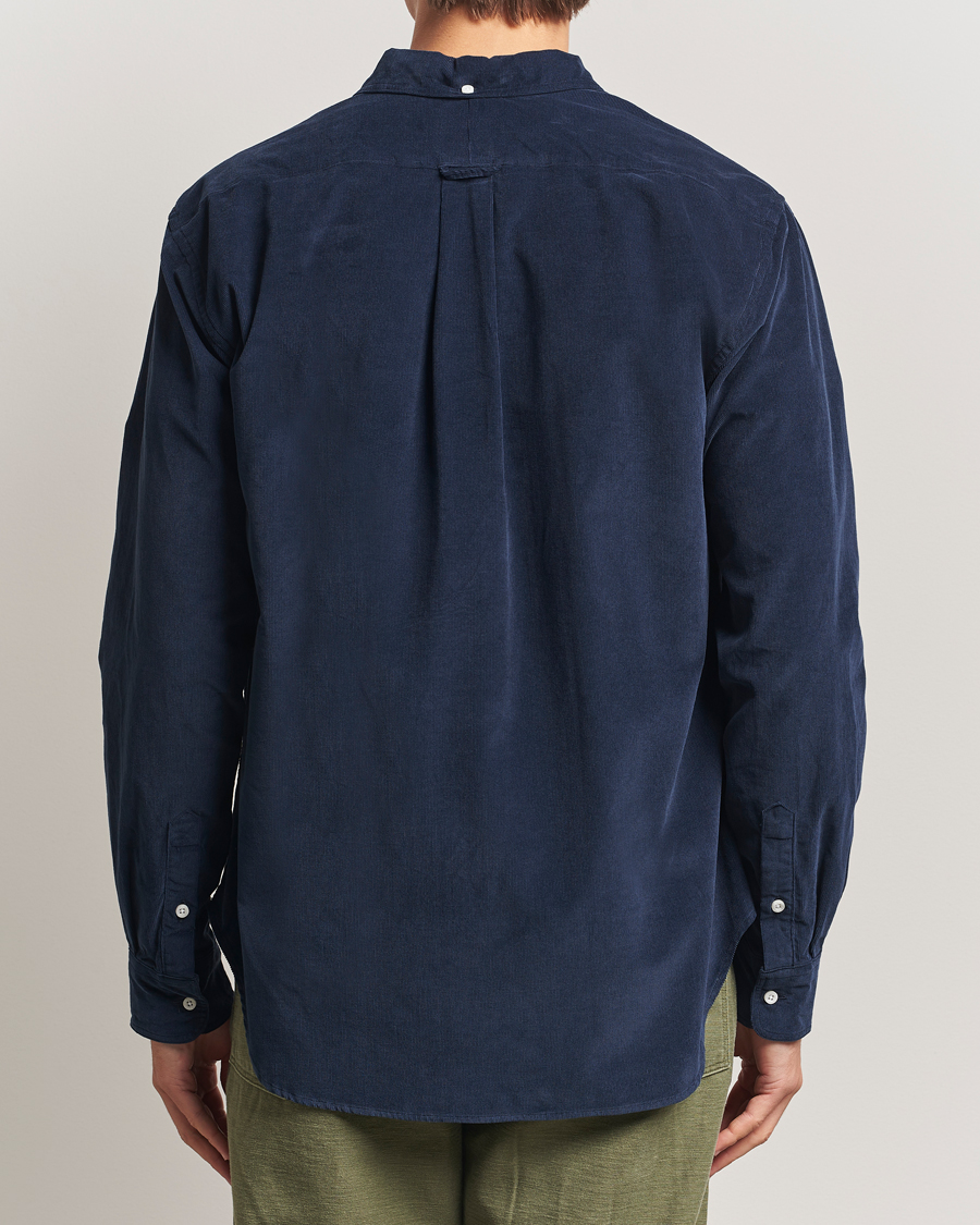 Heren | Overhemden | Gitman Vintage | Corduroy Button Down Shirt Navy