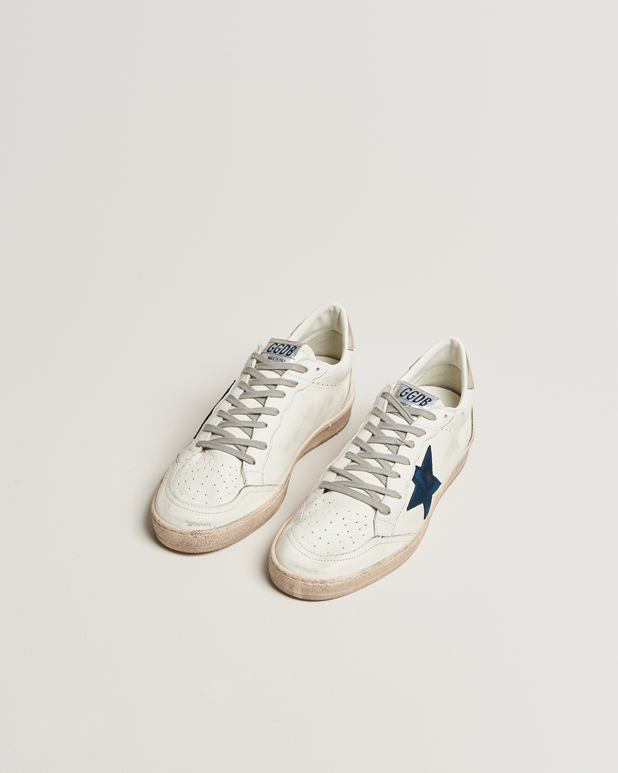 Heren | Sneakers | Golden Goose | Ball Star Sneakers White/Navy